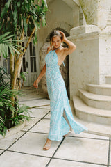 Brisa Multiwear Long Dress // Ocean Mandala Print