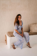 Chloe Jumpsuit // Marble Tie Dye