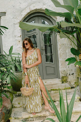 Milo Long Dress // Star Matrix Print