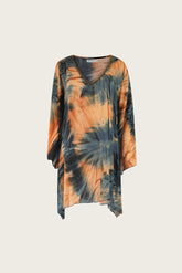 Ruby Short Tunic // Ocean Fade Tie Dye
