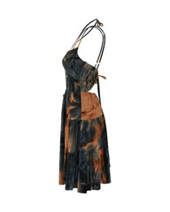 Cora Short Dress // Ocean Fade Tie Dye