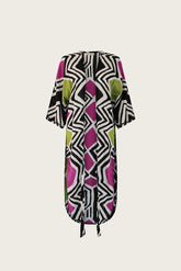 Cora Long Kimono // Cosmic Bloom Print