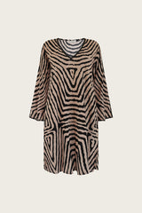 Alma Short Tunic // Tribal Moon Print