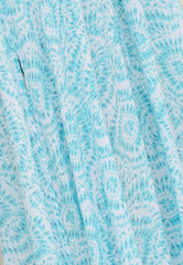 Meli Short Dress // Ocean Mandala Print