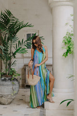 Laya Long Dress // Eclipse Fade Tie Dye