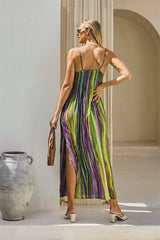 Delphine Long Dress – Boho Waves Tie Dye