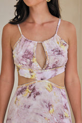 Mermaid Long Dress – Aqua Splash Tie Dye