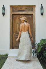 Mayra Long Dress – Mystical Print