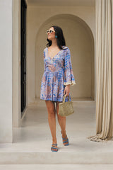 Arabella Shirt – Vintage Print Embroidered