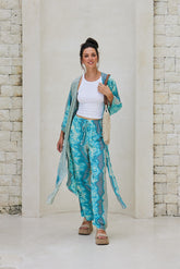 Arya Trousers – Snake Lux Print