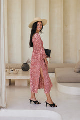 Nova Midi Dress – Ethnic Fusion Print