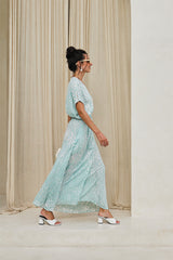 Mirage Long Dress – Ethnic Fusion Print