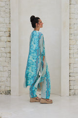 Dahlia Long Kimono – Snake Lux Print