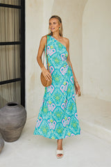 Oceana Long Dress – Kaleidoscopic Print