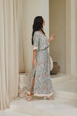 Solstice Long Tunic – Psychedelic Print with Lace