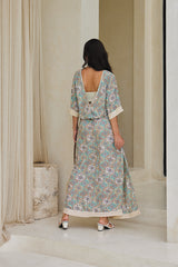 Solstice Long Tunic – Psychedelic Print with Lace