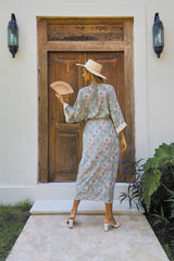 Gypsy Kimono & Top – Psychedelic Print with Lace