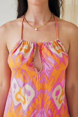 Elara Short Dress – Kaleidoscopic Print