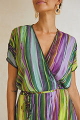 Mirage Long Dress – Boho Waves Tie Dye