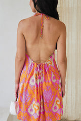 Elara Short Dress – Kaleidoscopic Print