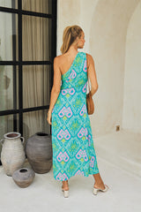 Oceana Long Dress – Kaleidoscopic Print