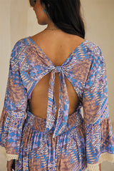 Arabella Shirt – Vintage Print Embroidered