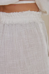 Flora Kimono Top – Solid with Delicate Lace Touches