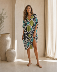 Nai Relaxed Shirt // Cosmic Bloom Print
