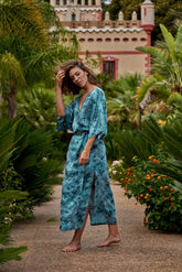 Orla Dress // Es Vedra Tie Dye - Green