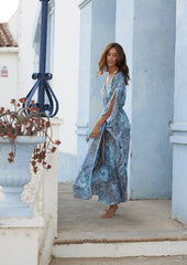 Lola Kaftan // Bora Tie Dye - Blau