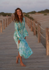 Cora Kaftan // Tanit Tie Dye - Vert