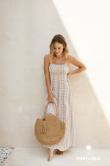 Sephora Long Dress // Abanico Print