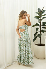 Ruelle Long Dress // Ethnic Print