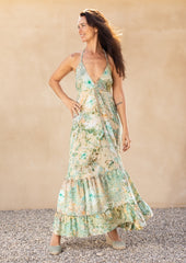 Deja Dress // Bora Tie Dye - Gold