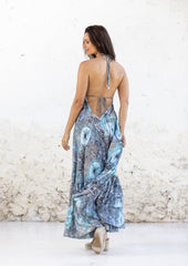 Deja Kleid // Bora Tie Dye - Blau