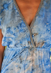 Ella Blouse // Molí Tie Dye - Blue