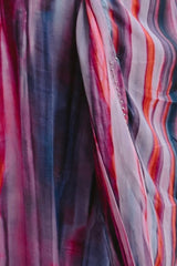 Zari Short kaftan // Eclipse Fade Tie Dye