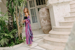 Lani Long Kimono // Eclipse Fade Tie Dye