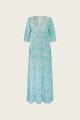 Cielo Long Tunic // Ocean Mandala Print