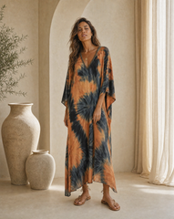 Fina Long Tunic // Ocean Fade Tie Dye
