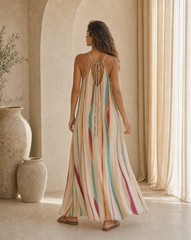 Luz Long Dress // Brushlight Tie Dye