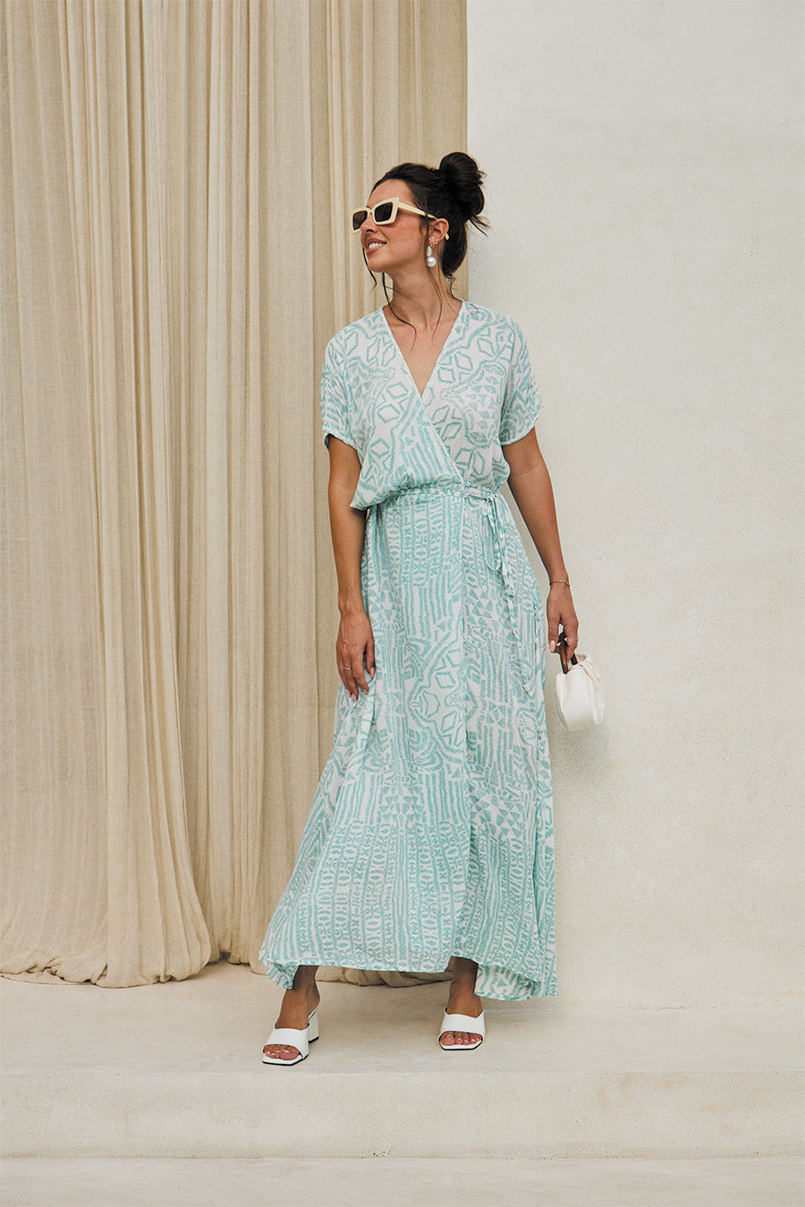 Mirage Long Dress – Ethnic Fusion Print