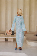 Zephyra Long Kaftan – Ethnic Fusion Print