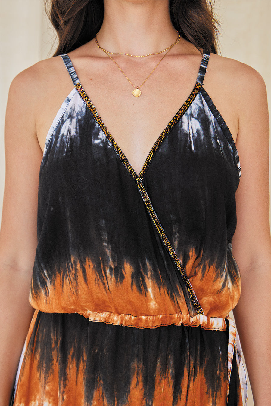 Adeline Long Dress – Color Burst Tie Dye