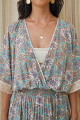 Solstice Long Tunic – Psychedelic Print with Lace