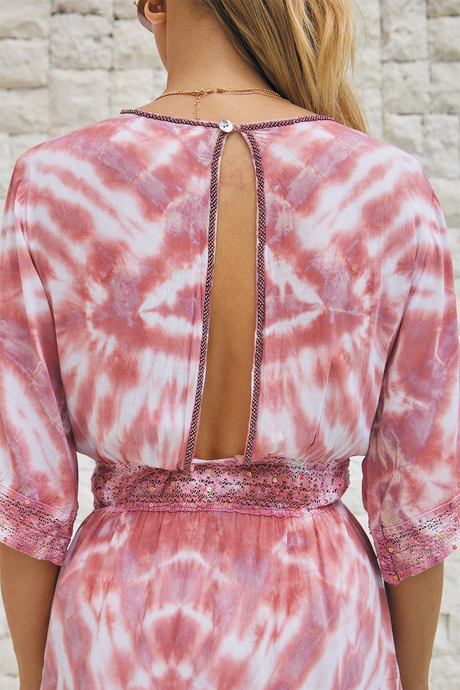 Wanderlust Short Tunic – Abstract Bubble Tie Dye