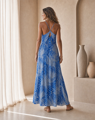 Nori Long Dress // Eclipse Petals Print
