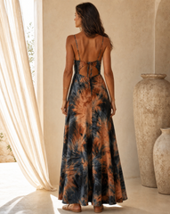 Rae Long Dress // Ocean Fade Tie Dye