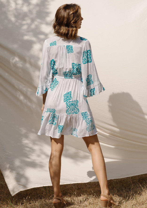 Jules Tunic Dress //  Georgette Print