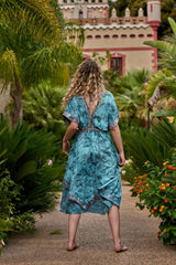 Koa Midi Dress // Es Vedra Tie Dye - Green